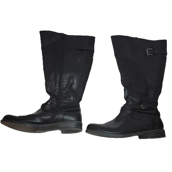 Baretraps Charessa 2 Riding Boot Women's Sz 11 MWC Black High Zip Wide Calf - Picture 2 of 5